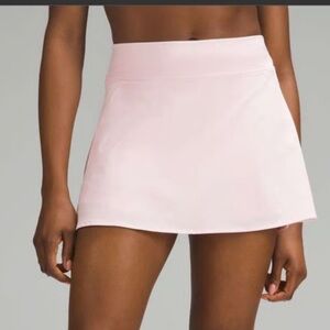 Lululemon Athletica Light Pink Lightweight High Rise Tennis Skirt